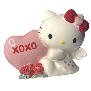 Blue Sky Clayworks Hello‎ Kitty Heart XOXO Angel Valentine Figurine NEW